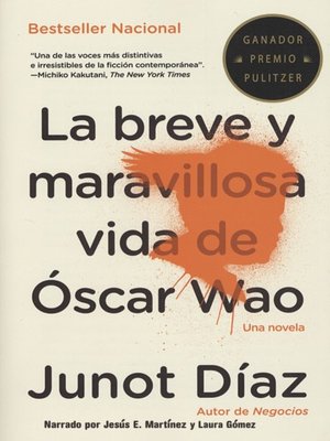 cover image of La breve y maravillosa vida de Oscar Wao